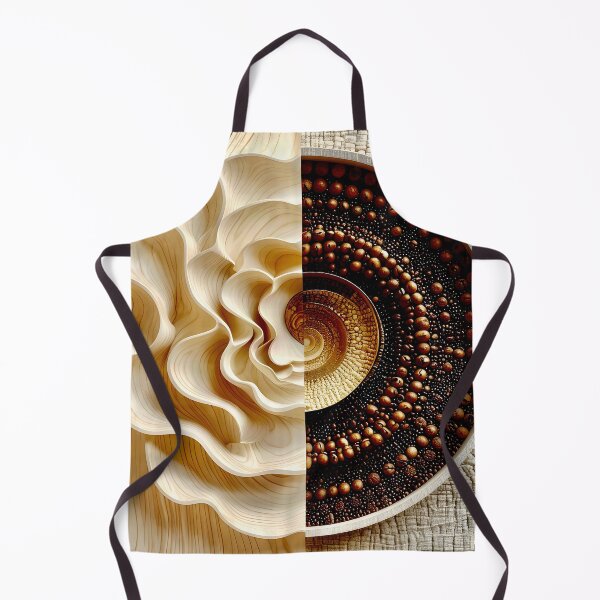 Item preview, Harmonious Textures and Patterns in Brown and Gold designed and sold by Vicky Brago-Mitchell®.