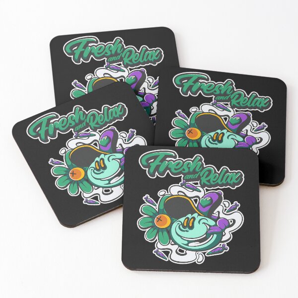 Item preview, Green Smiling Face Character Wearing Hat With Flower designed and sold by TheMithangelo.