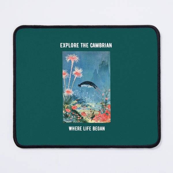 Item preview, Cambrian Explosion Vintage Prehistoric Ocean Poster designed and sold by Artmugic.