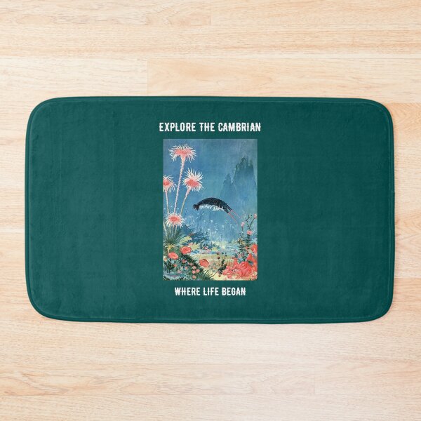 Item preview, Cambrian Explosion Vintage Prehistoric Ocean Poster designed and sold by Artmugic.