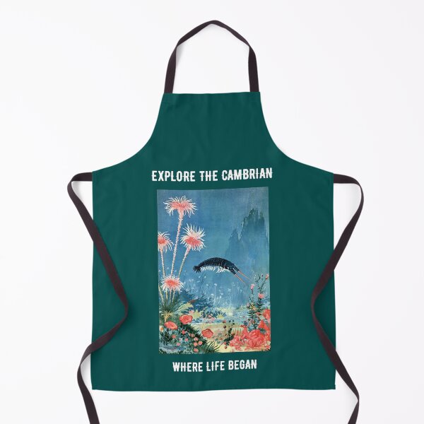 Item preview, Cambrian Explosion Vintage Prehistoric Ocean Poster designed and sold by Artmugic.