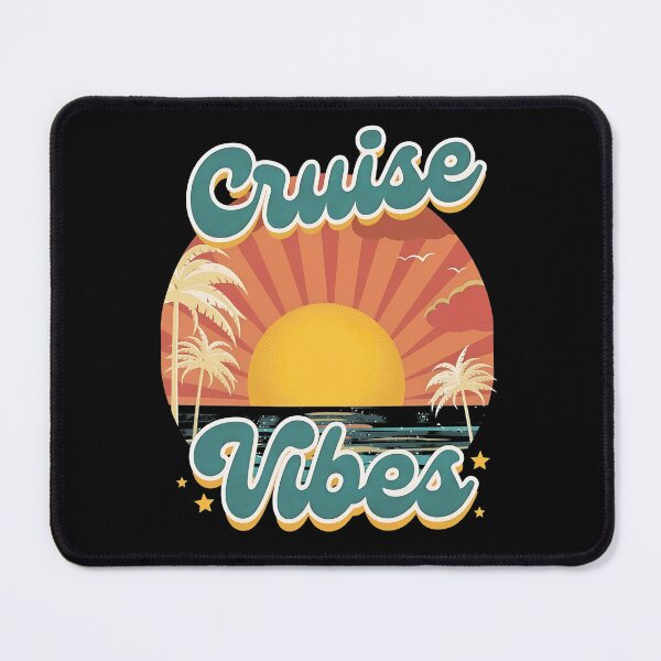 Item preview, Cruise Vibes Sunset Palm Tree Vacation designed and sold by AlviaAlcedoArt.