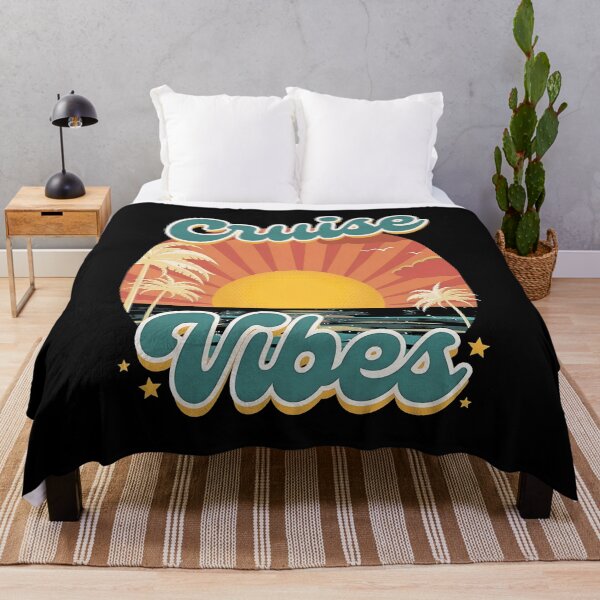 Item preview, Cruise Vibes Sunset Palm Tree Vacation designed and sold by AlviaAlcedoArt.