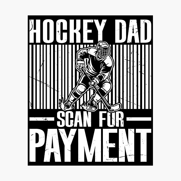 Item preview, Hockey Dad Barcode designed and sold by rogsdern.