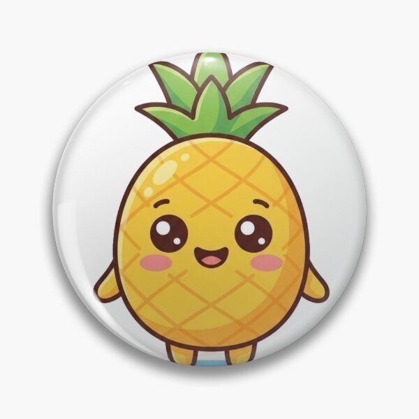 Item preview, Happy Pineapple Cute Kawaii Tropical Fruit Design – Funny Pineapple Shirt, Summer Gift designed and sold by morning sun.