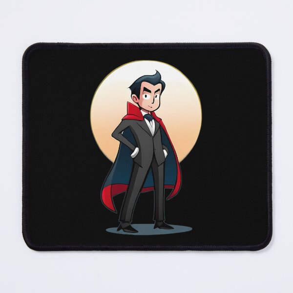 Item preview, Young Man Wearing Black Suit And Red Cloak Standing In Front Of Full Moon designed and sold by TheMithangelo.