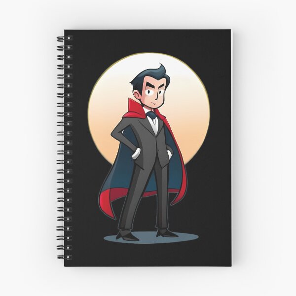 Item preview, Young Man Wearing Black Suit And Red Cloak Standing In Front Of Full Moon designed and sold by TheMithangelo.