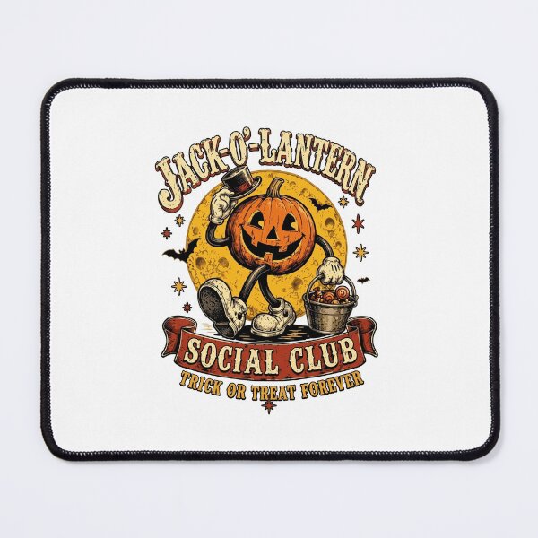 Item preview, Vintage Halloween Shirt, Jack O Lantern Social Club Tee, Retro Pumpkin T Shirt, Trick or Treat Shirt, Halloween Party designed and sold by flory-baff-mint.