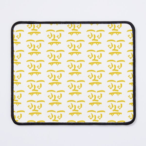 Item preview, Yellow Geometric Face Doodle – Abstract Expression designed and sold by felipemaldonadoart.