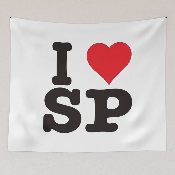 Item preview, I Love SP - I Heart Sao Paulo Brazil Classic Souvenir designed and sold by Sampa In Focus.