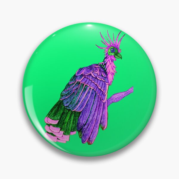 Item preview, Jacu - Cigano bird (violet) designed and sold by Nocmidl4.