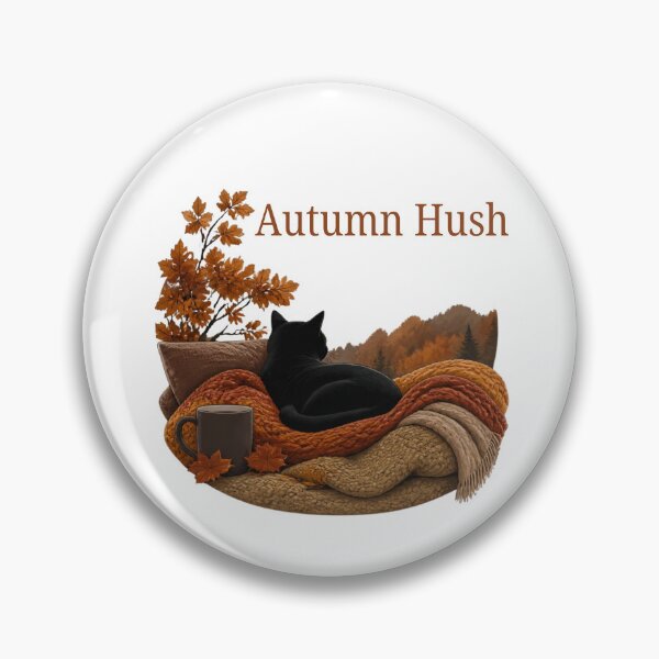 Item preview, Autumn Hush Black Cat designed and sold by HOUSE OF VMH.