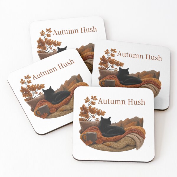 Item preview, Autumn Hush Black Cat designed and sold by HOUSE OF VMH.
