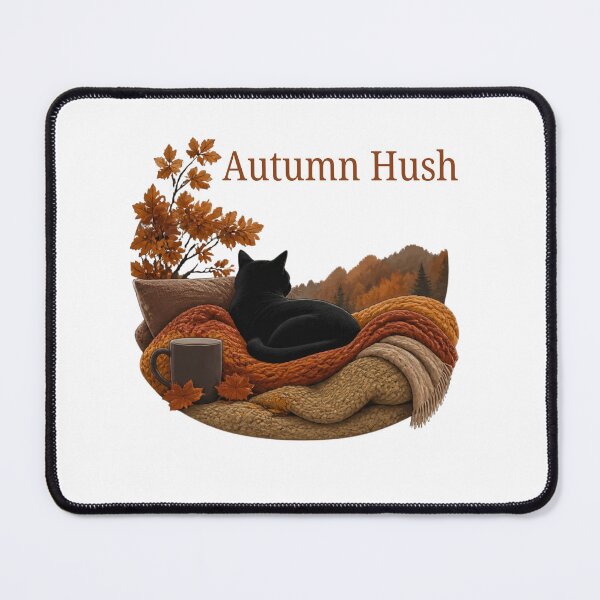 Item preview, Autumn Hush Black Cat designed and sold by HOUSE OF VMH.