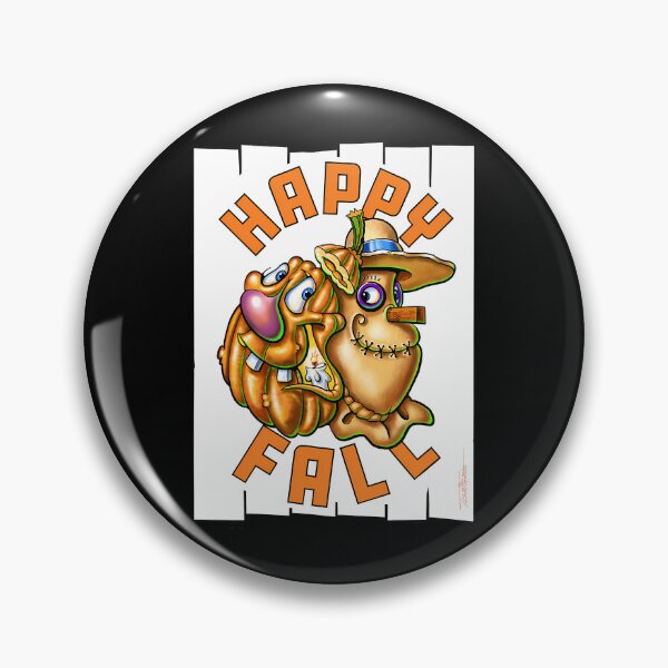 Item preview, Carved Pumpkin Character Next To Scarecrow Wearing Straw Hat designed and sold by TheMithangelo.