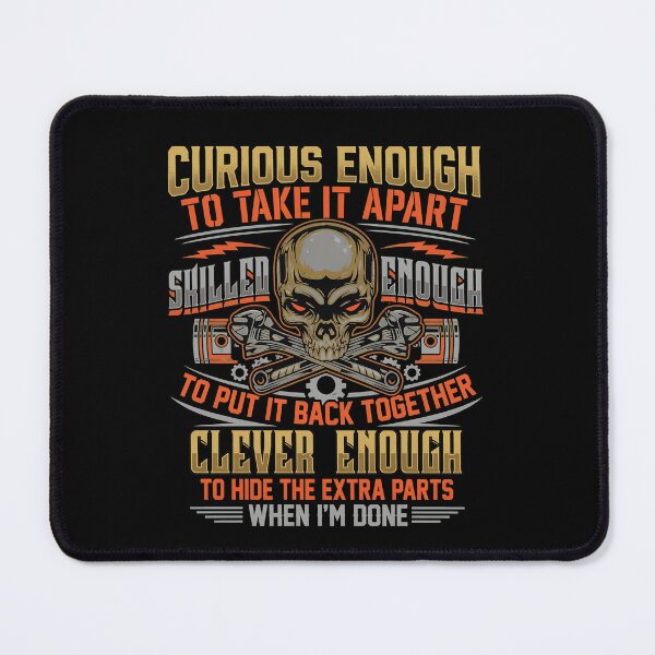 Item preview, Curious Enough Skull Mechanic designed and sold by NosuriHanArt.