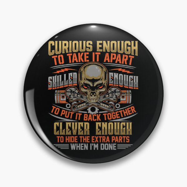Item preview, Curious Enough Skull Mechanic   designed and sold by NosuriHanArt.