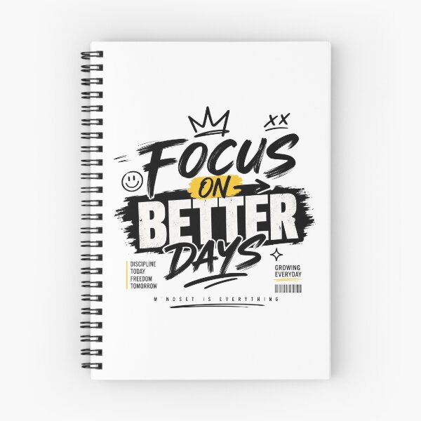 Item preview, Focus On Better Days Streetwear Mindset Is Everything Graphic Tee designed and sold by HimaPrototype.
