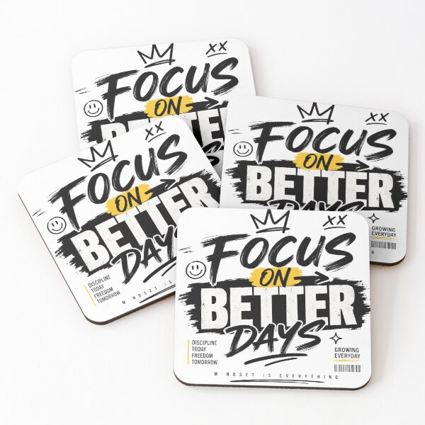 Item preview, Focus On Better Days Streetwear Mindset Is Everything Graphic Tee designed and sold by HimaPrototype.