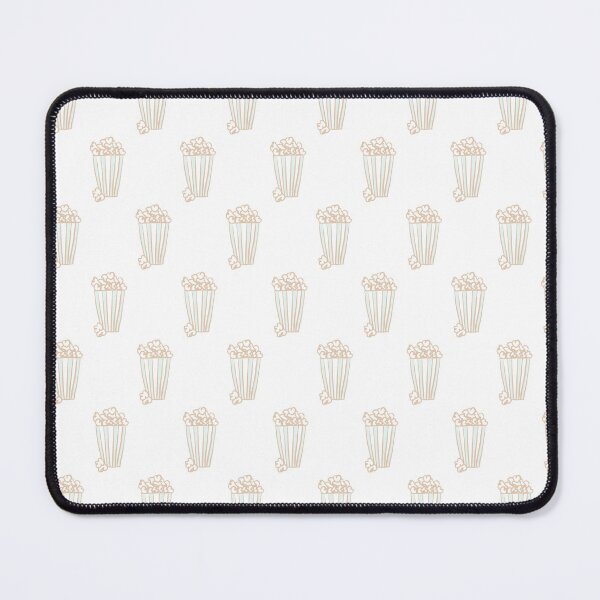Item preview, popcorn - small talk - brown aqua designed and sold by Stephanie Fiona Design.