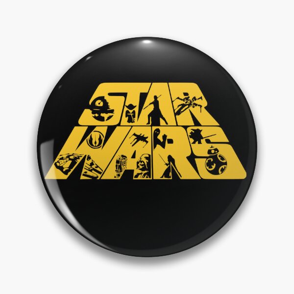 Item preview, Star Wars Silhouette Characters Yellow Logo designed and sold by MillieRhodes.