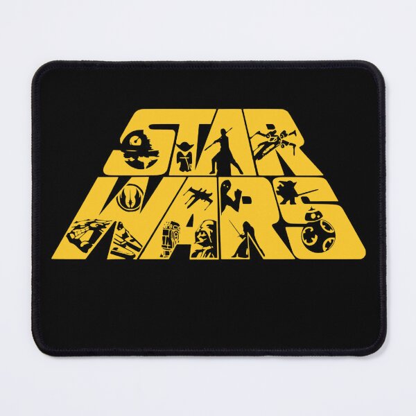 Item preview, Star Wars Silhouette Characters Yellow Logo designed and sold by MillieRhodes.