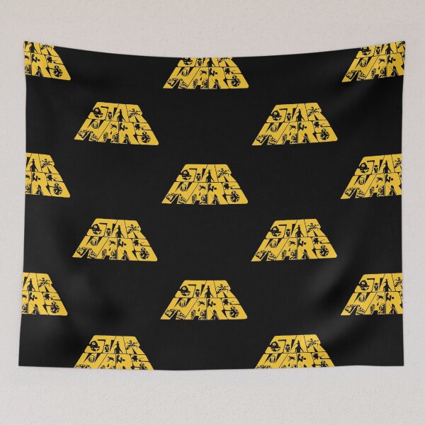 Item preview, Star Wars Silhouette Characters Yellow Logo designed and sold by MillieRhodes.