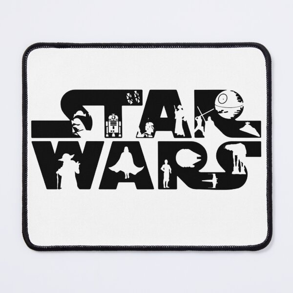Item preview, Star Wars Minimalist Black Logo Characters designed and sold by MillieRhodes.
