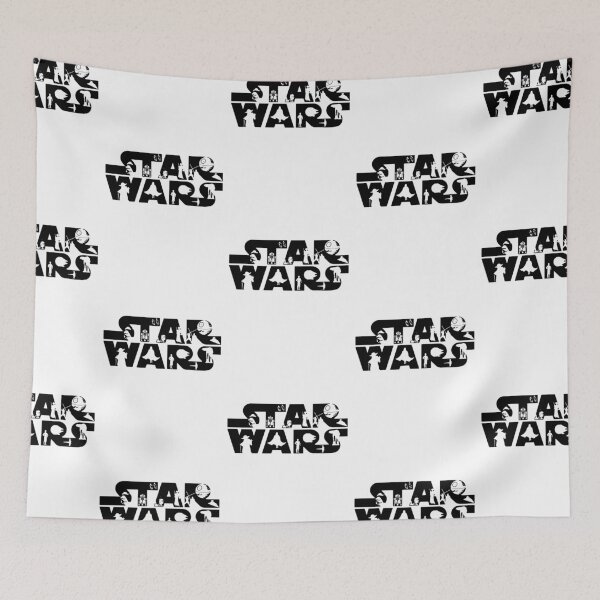 Item preview, Star Wars Minimalist Black Logo Characters designed and sold by MillieRhodes.