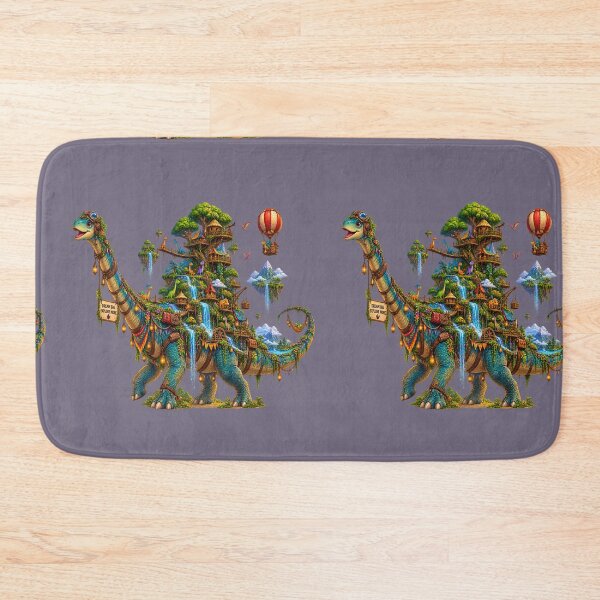 Item preview, Fantasy Diplodocus – Magical Prehistoric World on a Dinosaur designed and sold by DoodleWorld Studio .