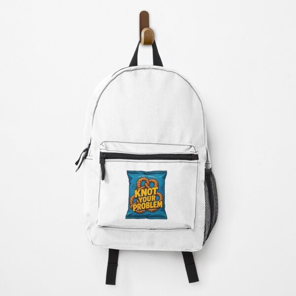 Item preview, Knot Your Problem Salty Pretzel Bag Funny Food Pun Sticker designed and sold by FestivityFinds.