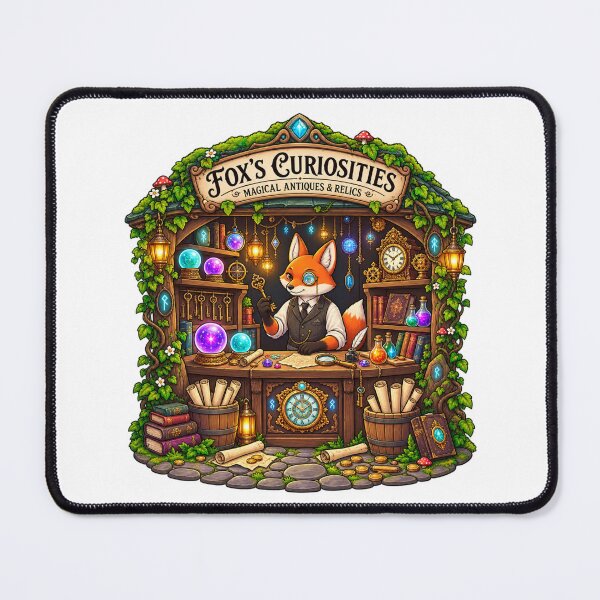 Item preview, Fox’s Curiosities | Magical Antiques & Relics | Enchanted Fox Shopkeeper designed and sold by MrDev.