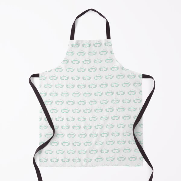 Item preview, snorkel mask - small talk - teal designed and sold by Stephanie Fiona Design.