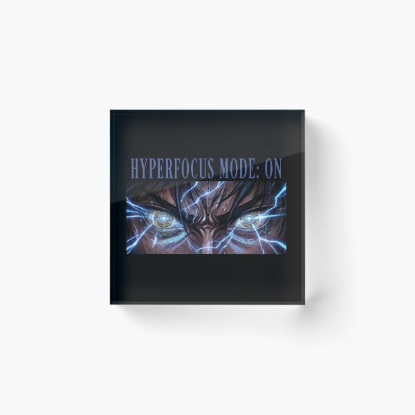 Item preview, Hyperfocus Mode: ON Anime Focus & Deep Concentration Manga Toon Cartoon Productivity designed and sold by MoqunaDesign.