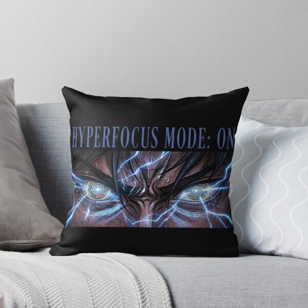 Item preview, Hyperfocus Mode: ON Anime Focus & Deep Concentration Manga Toon Cartoon Productivity designed and sold by MoqunaDesign.