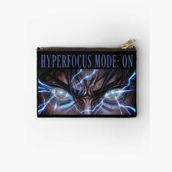 Item preview, Hyperfocus Mode: ON Anime Focus & Deep Concentration Manga Toon Cartoon Productivity designed and sold by MoqunaDesign.