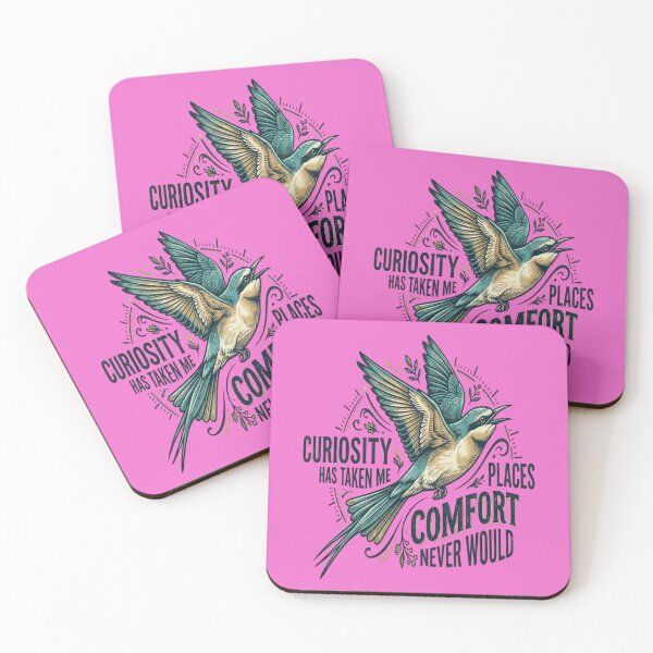 Item preview, Blue-tailed Bee-eater Curiosity Has Taken Me Places Comfort Never Would designed and sold by Max Store.