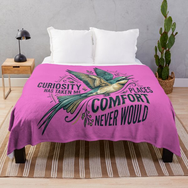 Item preview, Blue-tailed Bee-eater Curiosity Has Taken Me Places Comfort Never Would designed and sold by Max Store.