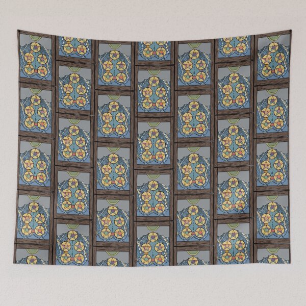 Item preview, Five of Pentacles Window designed and sold by GeoSplore.