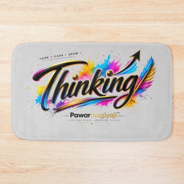 Item preview, Creative Thinking Colorful Typography Art designed and sold by Pawar1999.