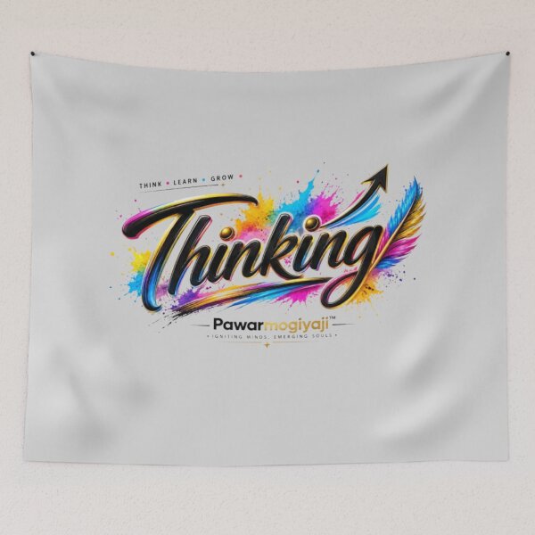 Item preview, Creative Thinking Colorful Typography Art designed and sold by Pawar1999.