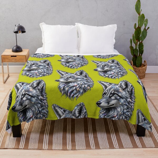 Item preview, Glamorous Silver Mirror Fox designed and sold by DreamPrint Collective.