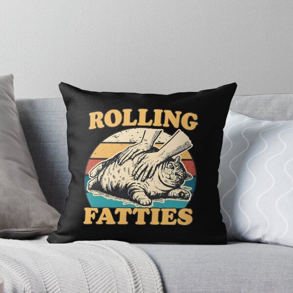 Item preview, Rolling Fatties Funny Fat Cat designed and sold by KasikaStudioS.
