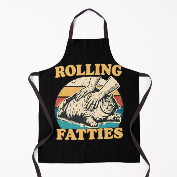 Item preview, Rolling Fatties Funny Fat Cat designed and sold by KasikaStudioS.