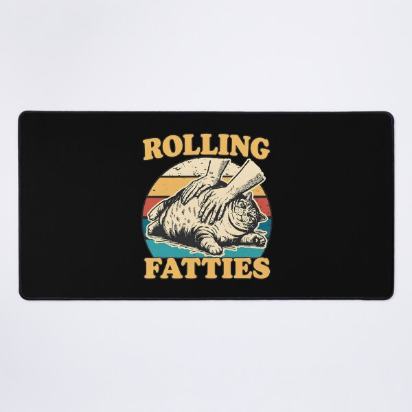 Item preview, Rolling Fatties Funny Fat Cat designed and sold by KasikaStudioS.