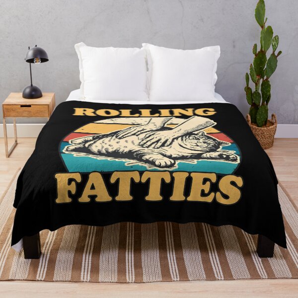 Item preview, Rolling Fatties Funny Fat Cat designed and sold by KasikaStudioS.