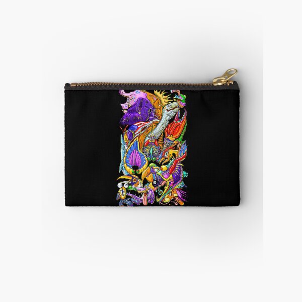 Item preview, Psychedelic Collage Of  Heads And Creatures designed and sold by MEMEOOF.