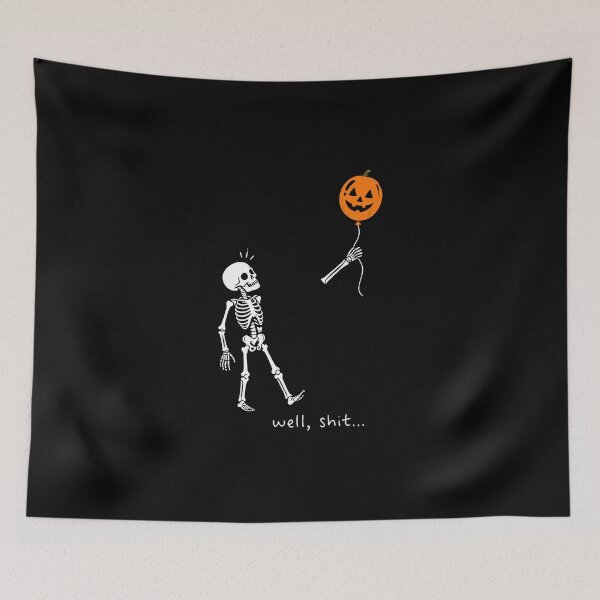 Item preview, Skeleton Lost Balloon Funny Halloween designed and sold by hargisnamocho.