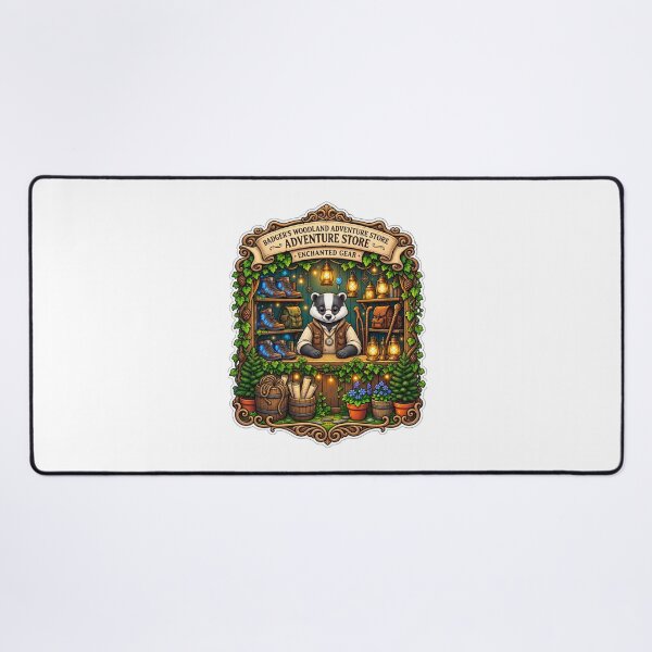 Item preview, Badger’s Woodland Adventure Store | Enchanted Gear | Magical Outdoor Shop designed and sold by MrDev.