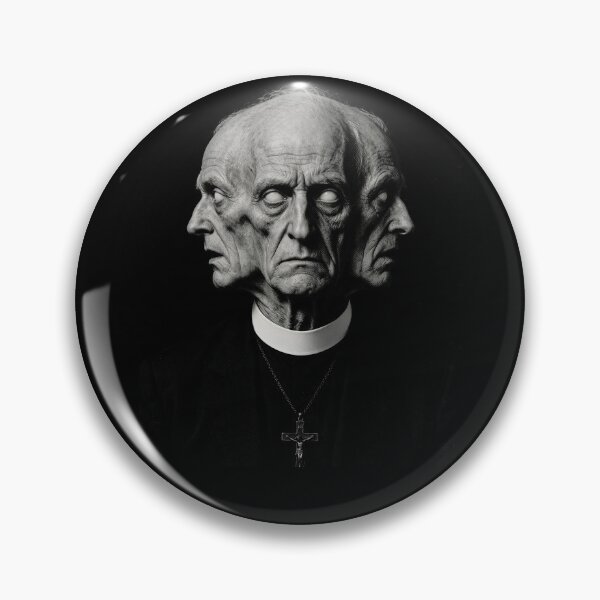 Item preview, Three-Faced Priest Portrait designed and sold by The Mellonaire.